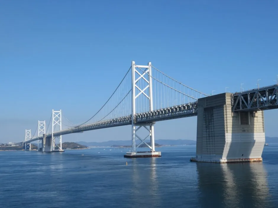 瀬戸大橋と天気