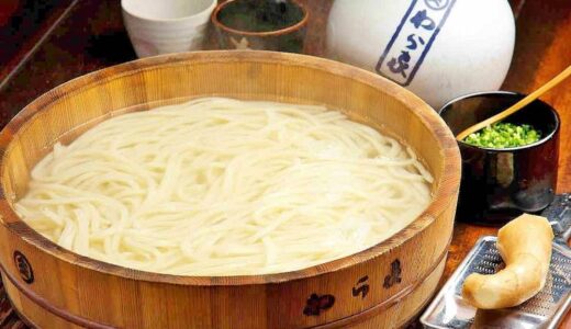 【高松市】ざいごうどん 本家 わら家｜屋島の麓・茅葺き屋根の名店で味わう釜揚げうどん
