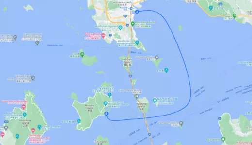小岛（冈山）- 本岛航线