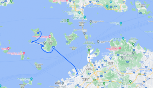 丸亀-江の浦-青木（さぬき広島）-小手島航路