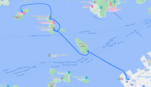 多度津-高見島-本浦（佐柳島）-長崎（佐柳島）-真鍋島航路
