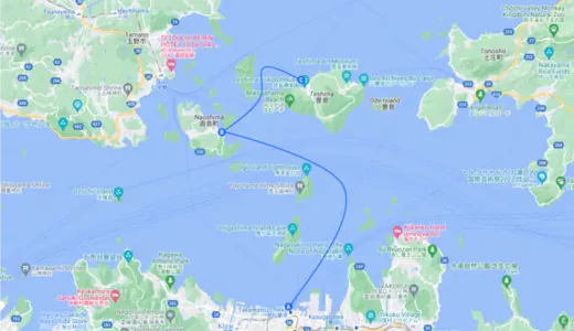 高松-本村（直岛）-家浦（丰岛）航线