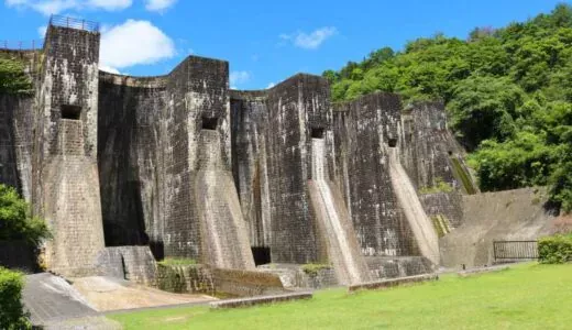 【觀音寺市】豐年池水庫 | 國家重要文化財產，中世紀歐洲城堡般的石壩